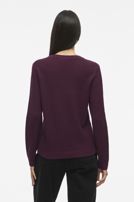 Vila vidalo o-neck l/s knit top- noos
